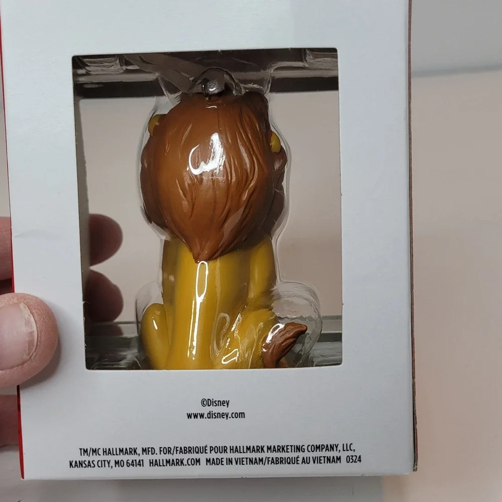 Mufasa Lion King Ornament‎ Figure NIB Hallmark Disney Christmas Tree Item
